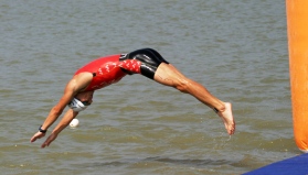 turning a swimmer into a triathlete